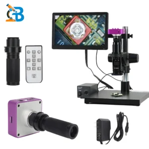 51MP HDMI Digital Microscope Camera with 120X Lens and HD Monitor for Mobile Repairing - Bhuiyan Tools.