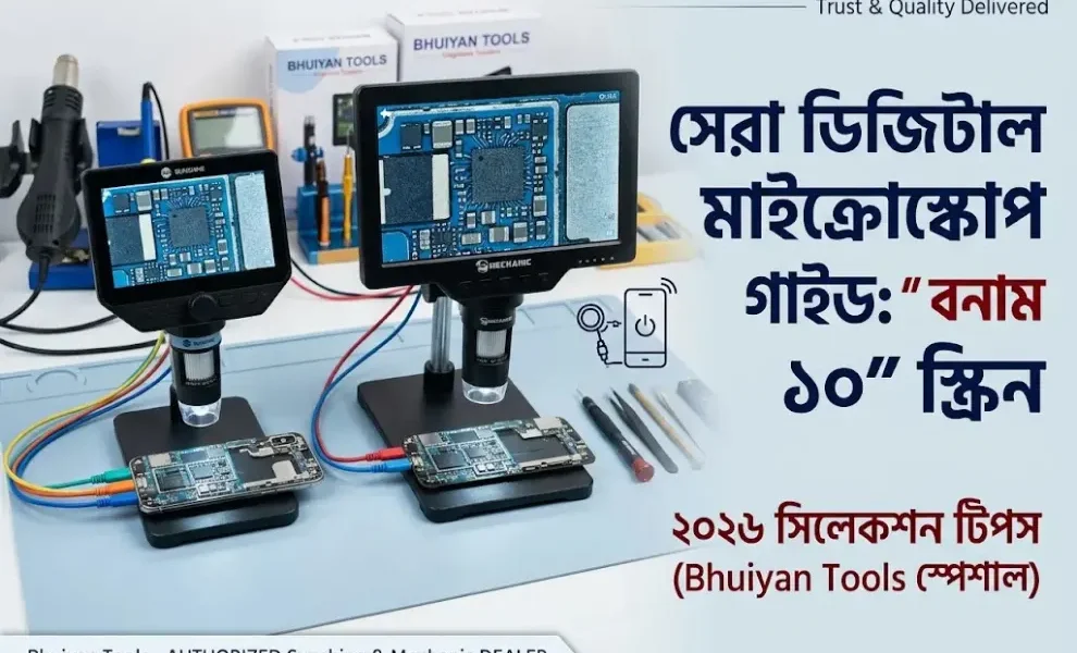 সেরা ডিজিটাল মাইক্রোস্কোপ কোনটি? ৭ ইঞ্চি বনাম ১০ ইঞ্চি