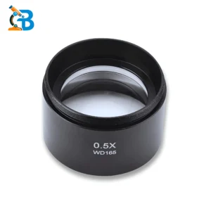 0.5X WD165 Barlow Lens for Stereo Microscope Working Distance Extension