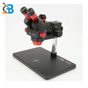 YCS-6558X Trinocular Stereo Zoom Microscope with high magnification for professional electronics repair.