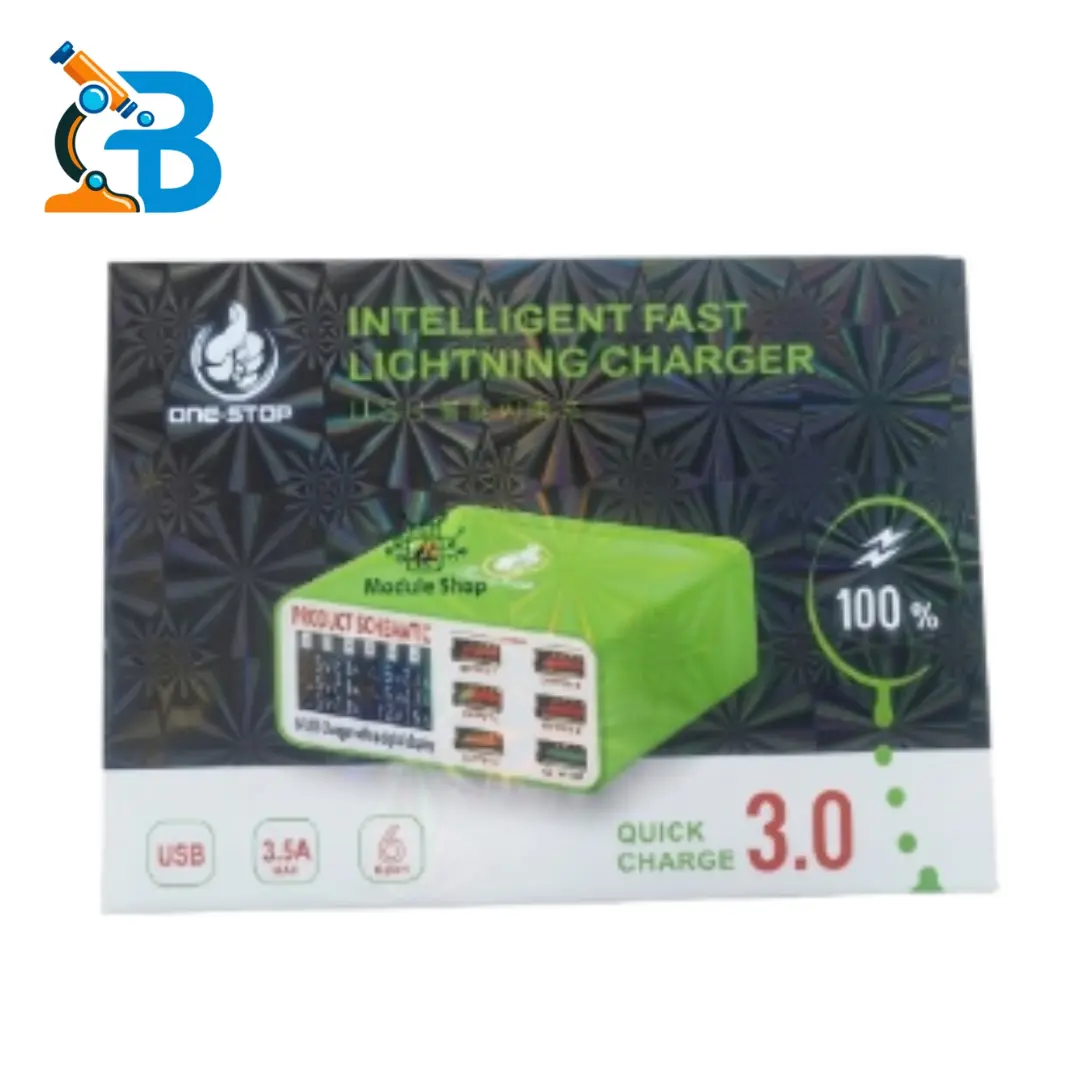 one-stop-intelligent-fast-lightning-charger-6-port-usb-hub-with-digital-display