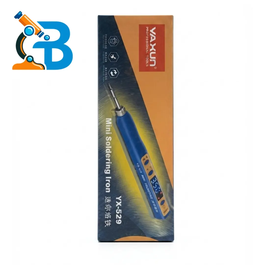 YAXUN YX-529 Mini Soldering Iron Digital Adjustable Temperature Box Packaging