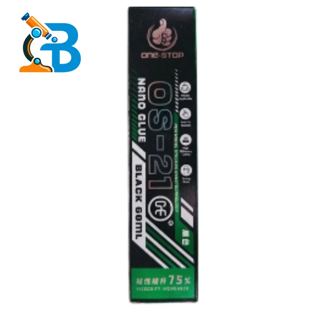 ONE-STOP OS-21 Nano Glue Black 60ml Packaging Box
