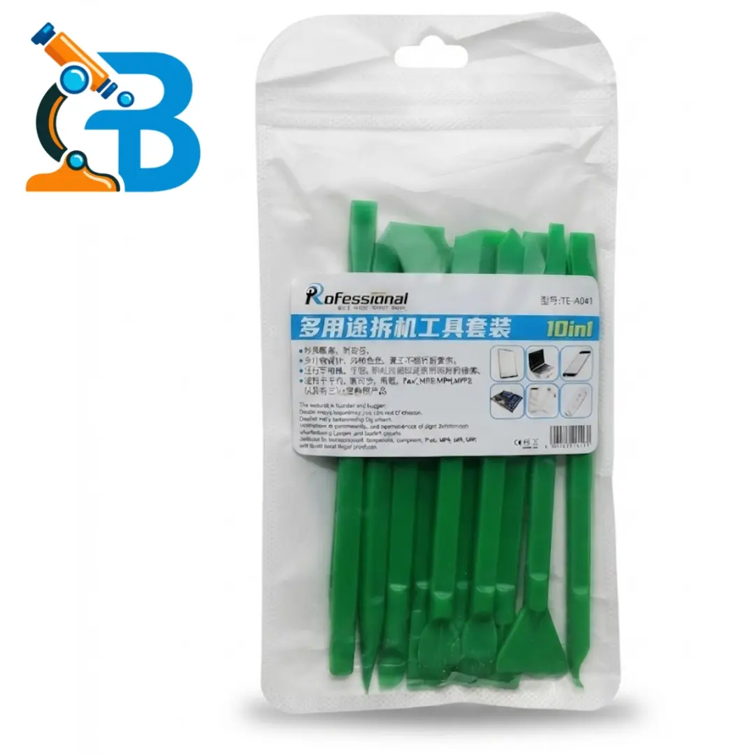 TE-A041 10 in 1 Plastic Pry Bar Opening Tool Set for Mobile Repairing